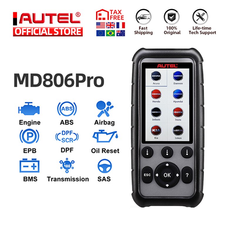 AUTEL-MD806 Pro OBD2 ڵ  ĳ,  ý ..
